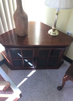 Wooden tv stand