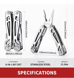 Multitool with Pocket Knife