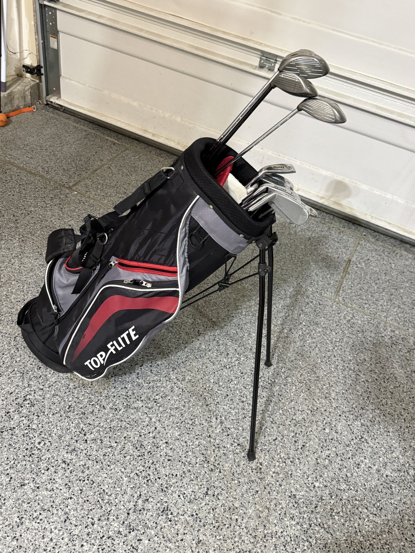 GOLF SET Callaway Driver 3 5 Woods 5-PW Dunlap Irons Titleist SW Zebra