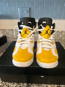 Air Jordan 6 retro White/yellow ochre black