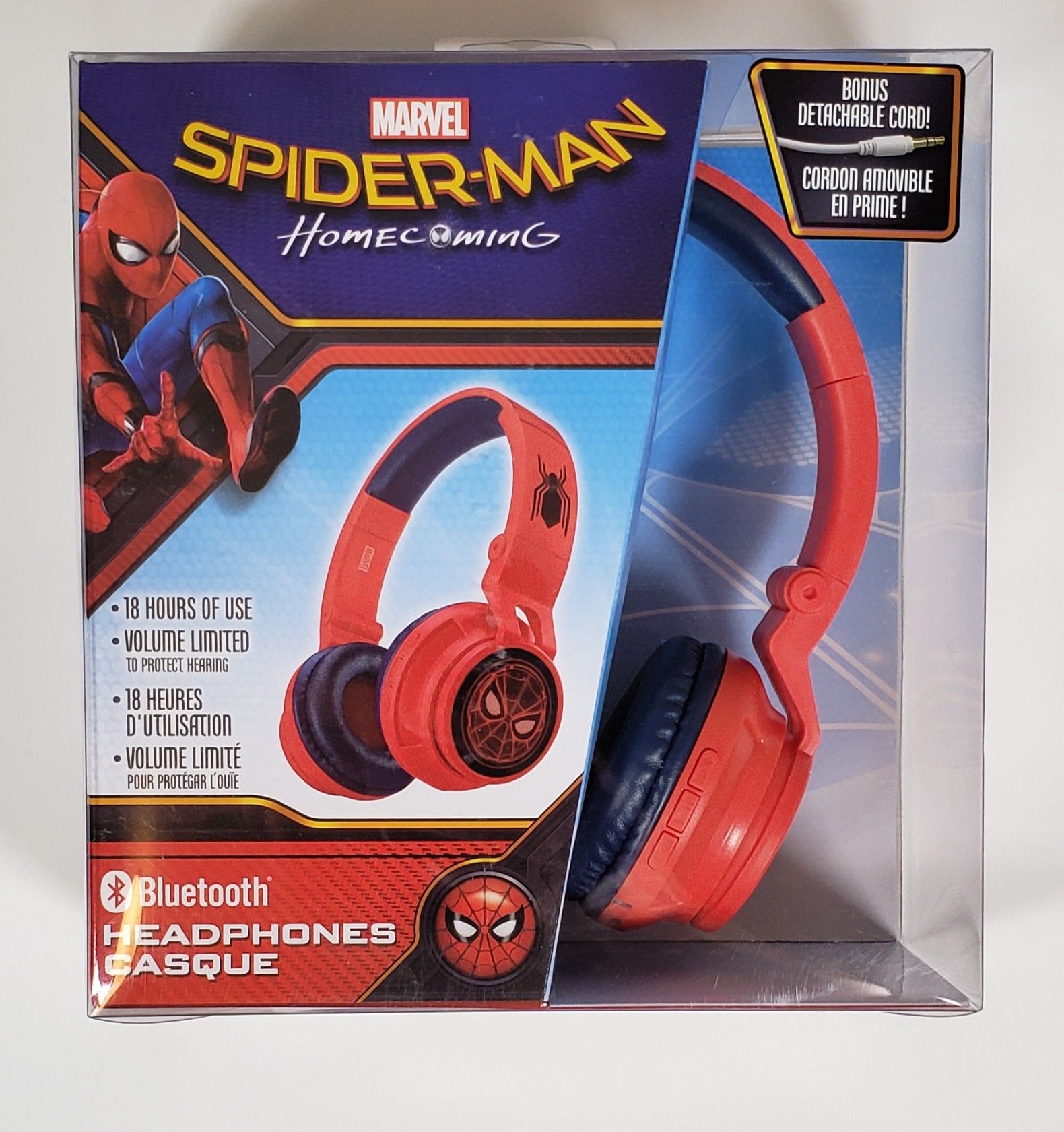 Spiderman Kids Bluetooth Headphones