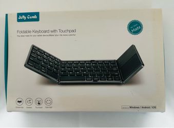 Jelly Comb Foldable Bluetooth Keyboard w/ Touchpad