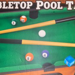 Tabletop Pool Table 