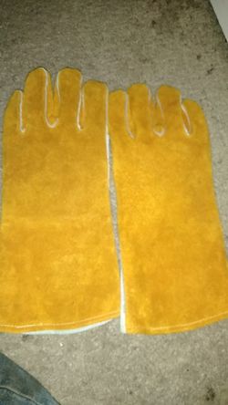 Welding gloves. 100% Leather