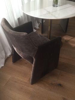 Foley mink online velvet dining chair