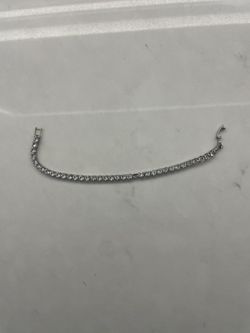 Tennis Bracelet, But One Diamond Is Missing