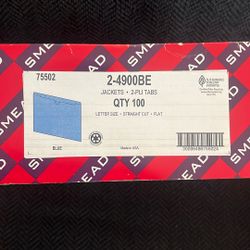 Smead Color File Jackets Blue Qty 80 