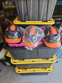 Baseball helmet brand new never used had these 3 in storage