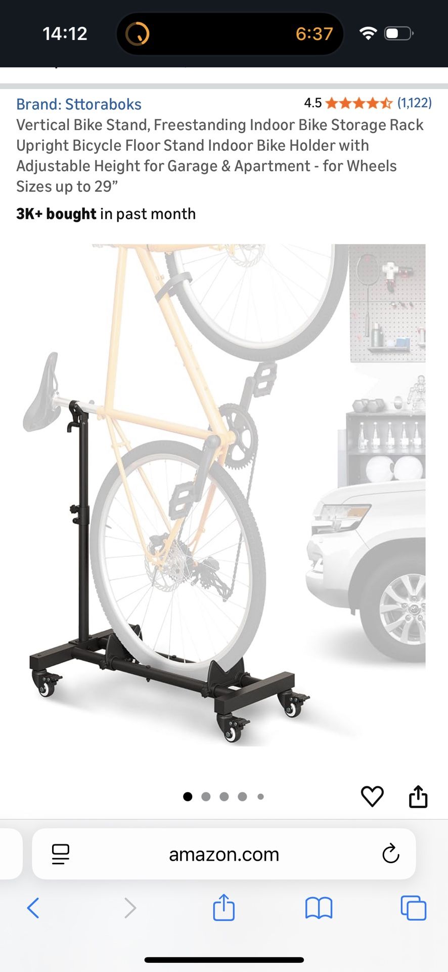 **Vertical Bike Stand brand new only $30**