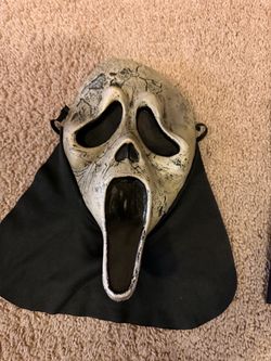 Ghostface Scream Halloween Costume Mask
