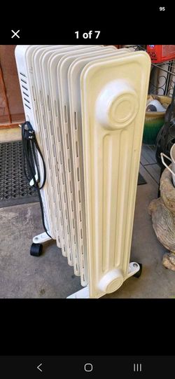 Mainstays 1500W Mechanical Oil Filled Electric Radiator Space Heater
