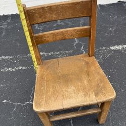 Vintage Baby Solid Wood  Chair 