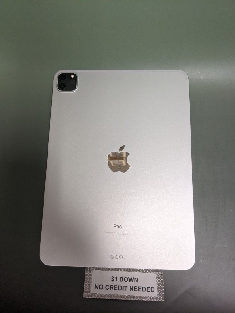 Apple IPad Pro 11 Inch 2nd Gen Wifi 128gb - 5 Dollars Down No Credit Needed!