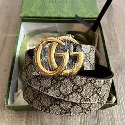 Leather Belt Men’s GG Brand New 