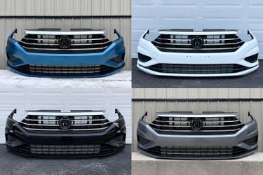 WHITE VOLKSWAGEN JETTA 2019 2020 2021 FRONT BUMPER