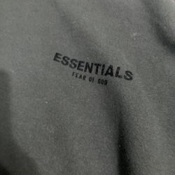 Xs Essentials Black Hoodie 