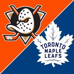 Toronto Maple Leafs At Anaheim Ducks 