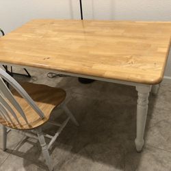 Dining Table With 4 Chairs. Price Reduced To $35