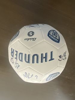 Minnesota Thunder Size 5 Team Signed Soccer Ball USL NASL MLS Fast Ship New 