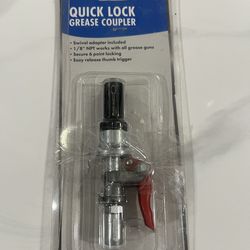 Quick Release Locking Grease Gun Coupler