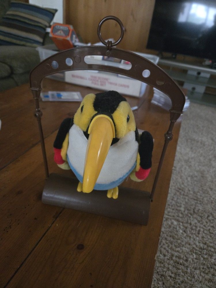 Vintage Talking Toucan Novelty Item