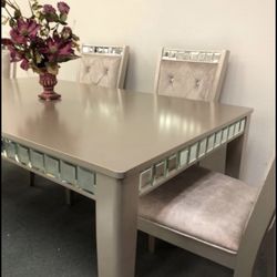 Rose Gold Dining Table 