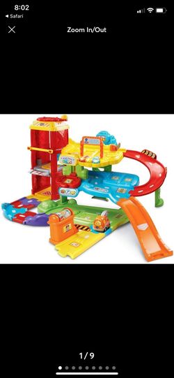 Vtech Parking Garage With Town Truck And Car Toddler Toy 