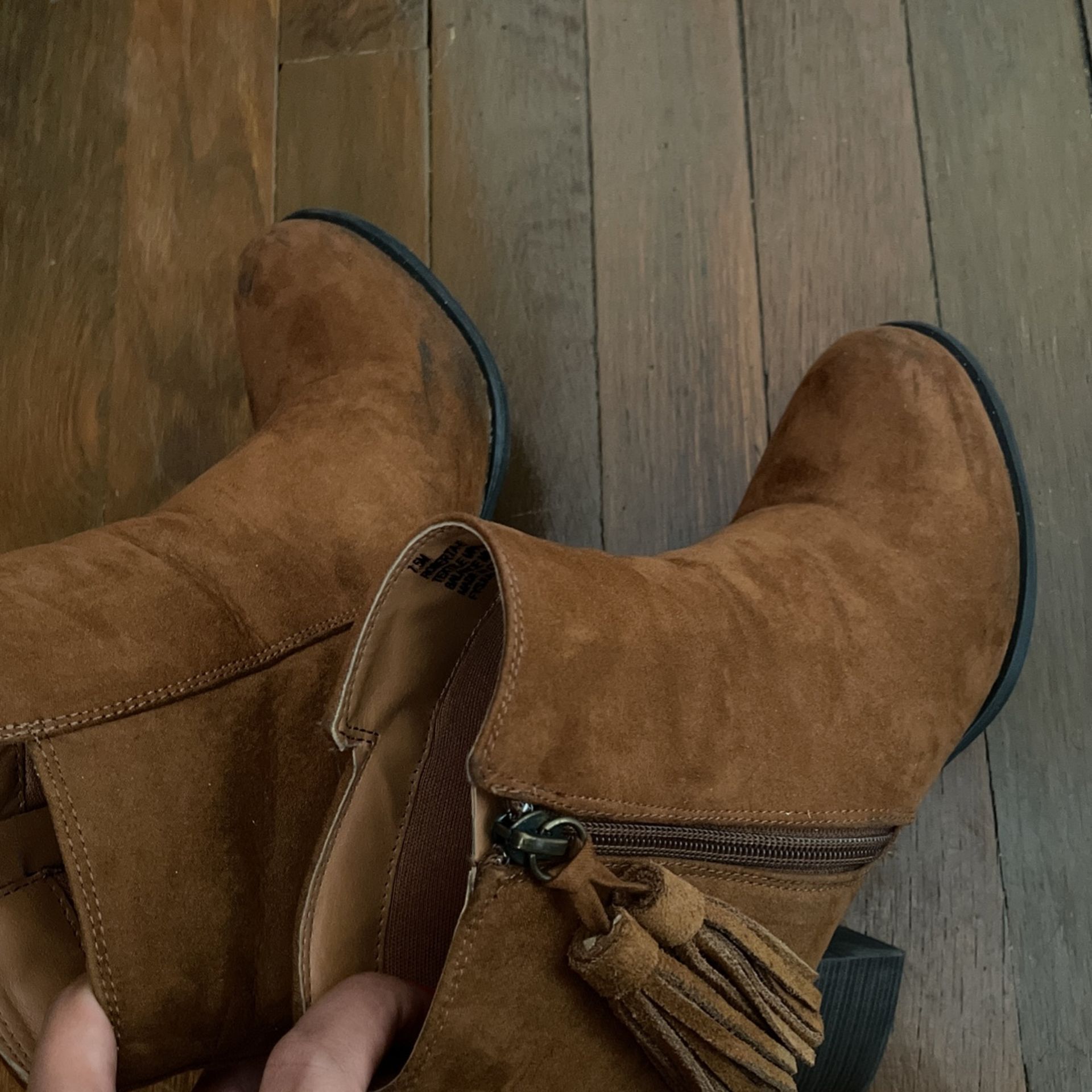 Tan Boots