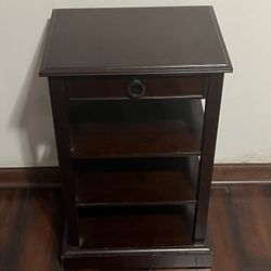 Wooden Nightstand – 4 Shelves, 3’6” x 16”