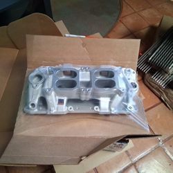 Sbc Dual Quad Gap Intake Manifold 