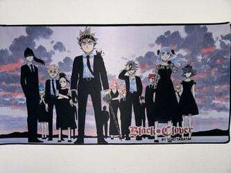 Black clover mousepad