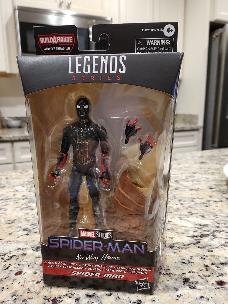 Marvel Legends Spiderman No Way Home Black & Gold