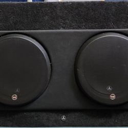 Two JL Audio 12W6 In Custom Box