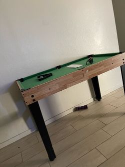 Small pool table.