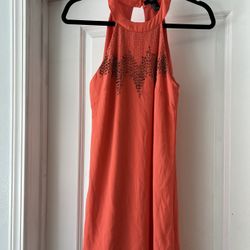 Forever 21Women Summer Halter Dresses Casual Sleeveless Sequin A-Line Mini Dress Beach Vacation Sundress