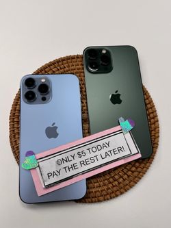 🔥   Unbeatable Prices! - iPhone 13 Pro Max 5G- Only $5 Down to Start!📱 Smartphone 