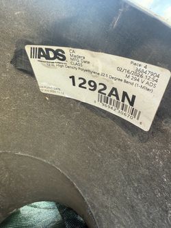 HDP 12” storm drain pipe