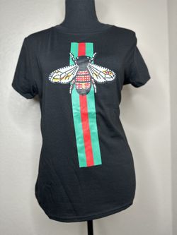 NEW  Women's Bee Striped Grapic Tshirt
