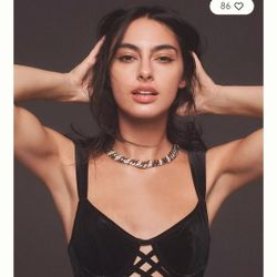 Anthropologie New Black Velvet Lattice Bodysuit Sz M