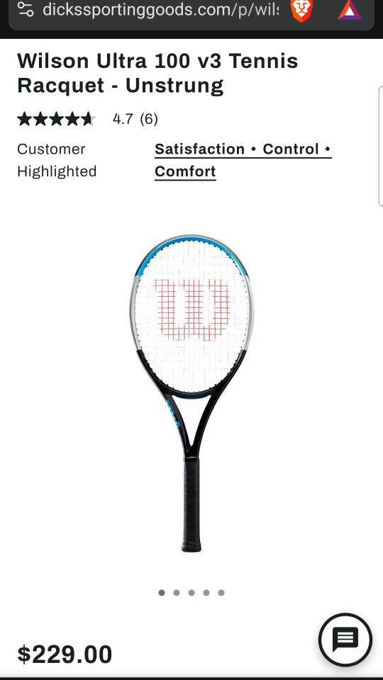 Like New Wilson Ultra Tennis Racket