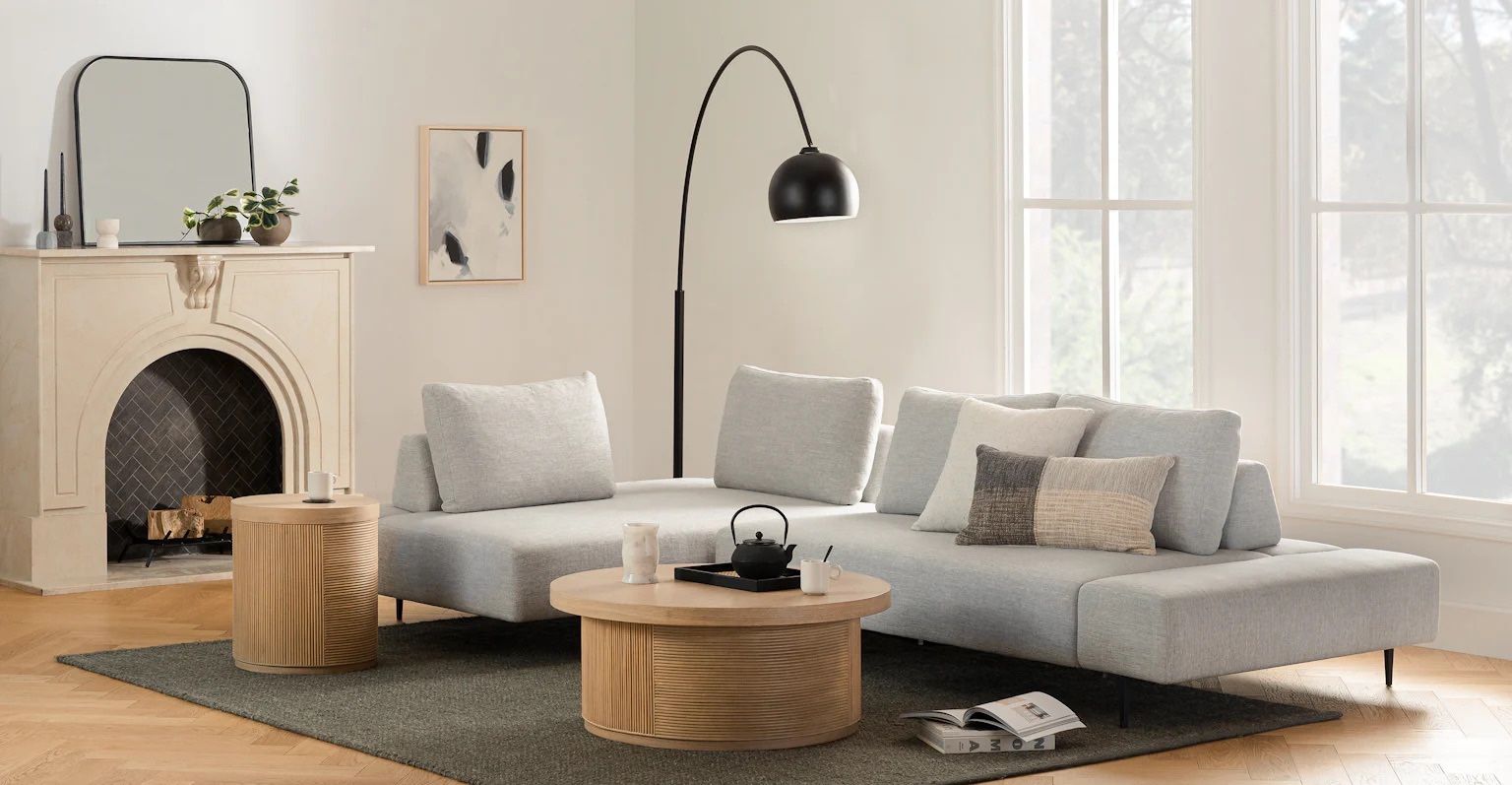 Article “Crescent” Arc Floor Lamp