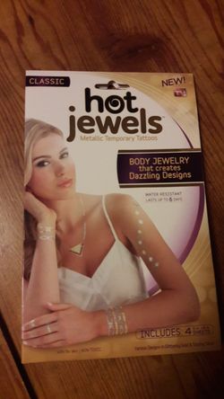 NEW Metallic Temporary Tattoos. Body Jewelry