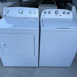 Whirlpool Washer&Kenmore Dryer $440 With Warranty 