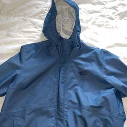 TheNorthFace dark Blue Rain jacket