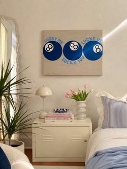 Handmade 8 ball Painting