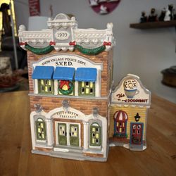 Dept 56 Snow Village Police Station 1995