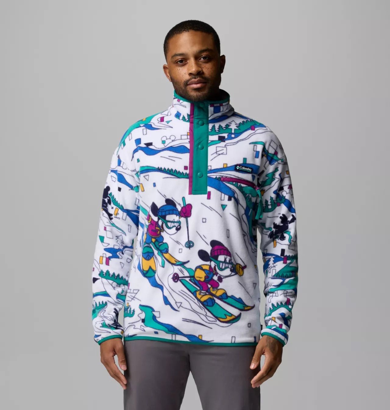 Disney Columbia Men’s Fleece Sweater Size Large 