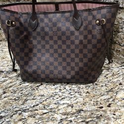 Authentic LV checkered purse 