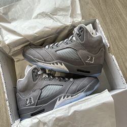 Jordan 5 Wolf Grey Mens & Youth (GS)