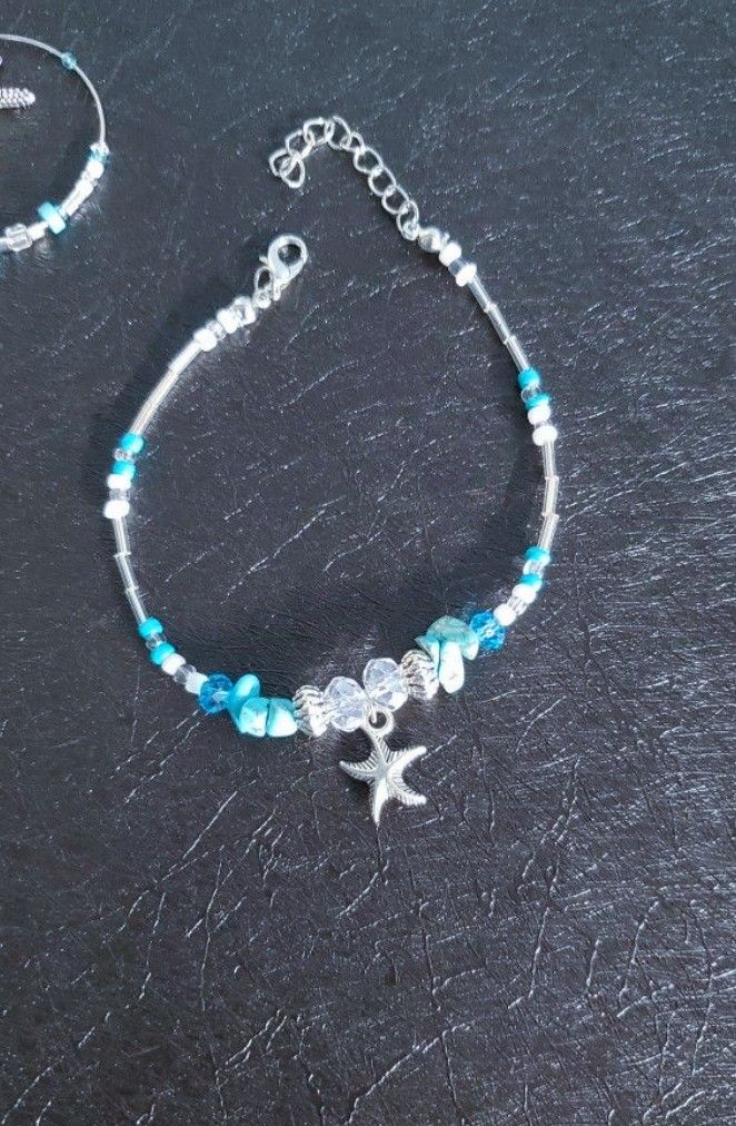 Ocean Theme Bracelet & Earrings Set